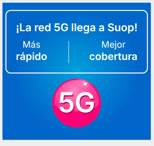 La red 5G llega a Suop